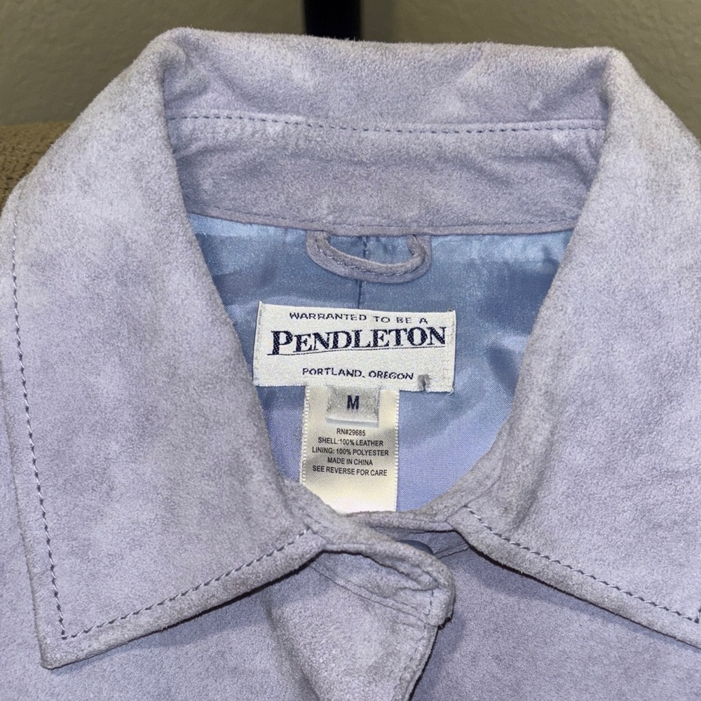Pendleton Women's Light Purple Button-Up Blazer - image 2